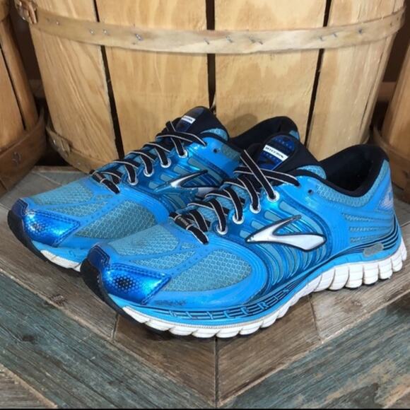 Brooks Glycerin 11 Blue Black Comfort Running Shoes Womens Size 7 B Medium - Picture 3 of 11